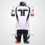 2012 Cycling Jersey Castelli Black and White 1 Short Sleeve and Bib Short